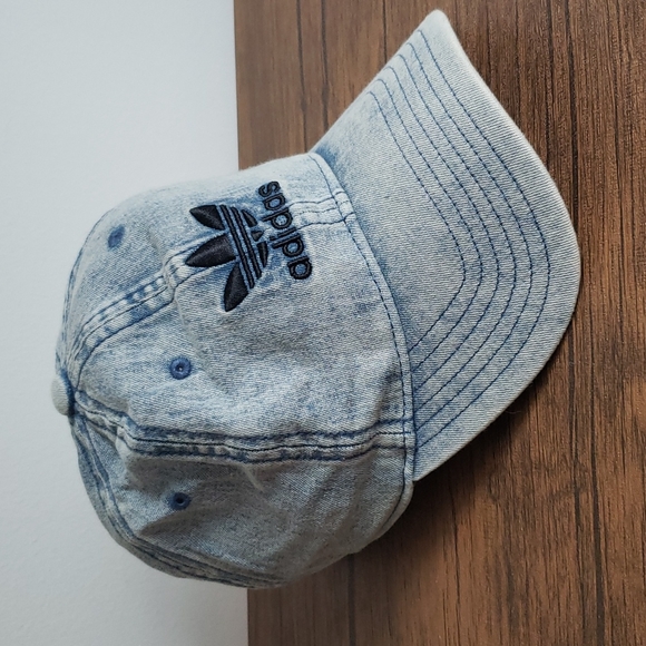 adidas Accessories - Adidas bleach denim hat